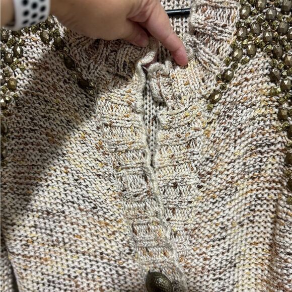 BCBGMaxAzria Multicolor Knit Cardigan Size M - Picture 5 of 8